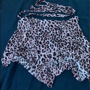SHIEN leopard print shorts